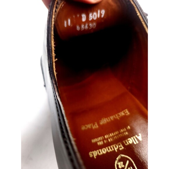 Allen Edmonds Exchange Place Brown Cap Toe Size 11 D Oxford Dress Shoes main image 11